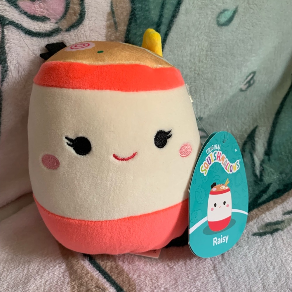 Squishmallow Raisy udon soup